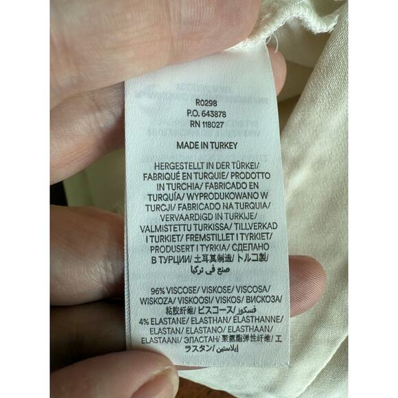 Boden Fluid Wide Leg Trouser in Ivory Size 10L - Picture 7 of 8